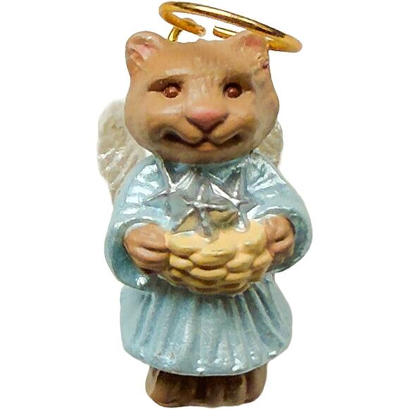 Lot of 7 Vintage 1988–1992 Hallmark Keepsake Miniature Kittens/Kitty Ornaments - Picture 10 of 15